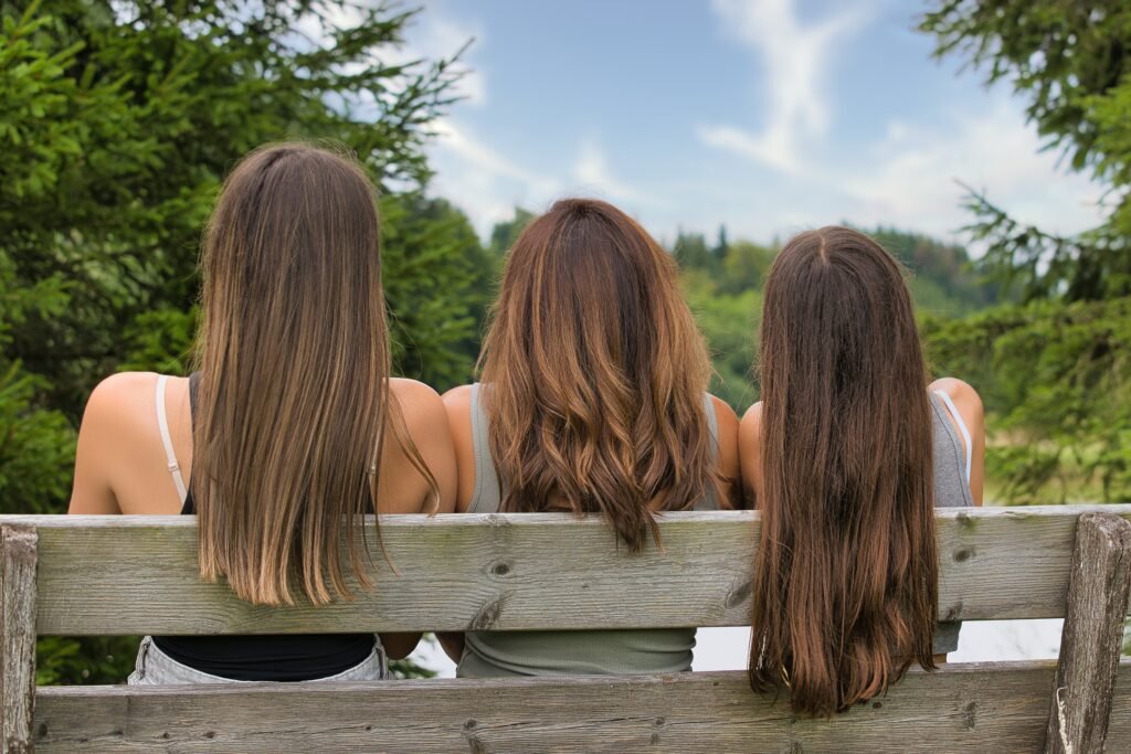 photo d'une mère avec ses filles. séance famille